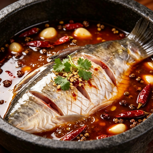 Frozen Scored Whole Carp
